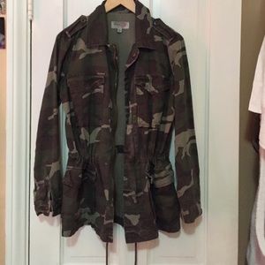 Green Military camouflage jacket