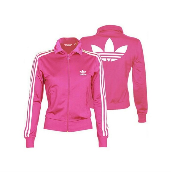 pink adidas track jacket