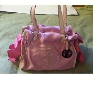 Authentic pink juicy couture purse