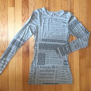 Lululemon Manifesto tee Size 6