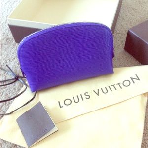 Figue Cuir Epi cosmetic Pouch