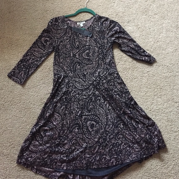 Urban outfitters 3/4 sleeve cope brand dress