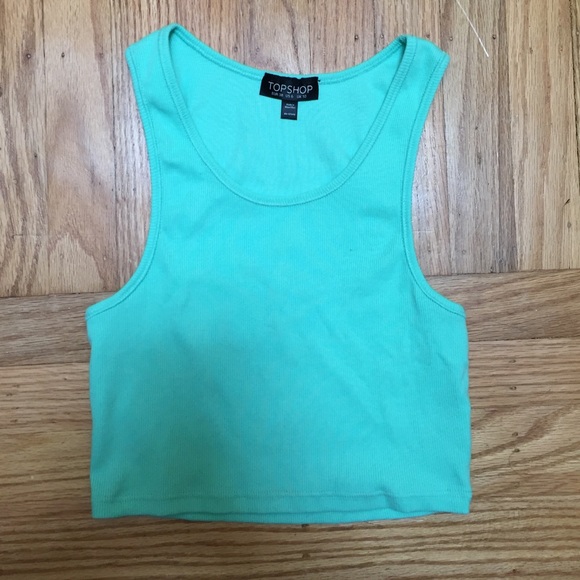 Light Green Crop Top
