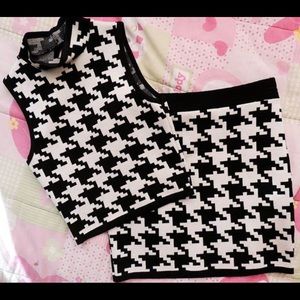 💞 Crop Top & Skirt