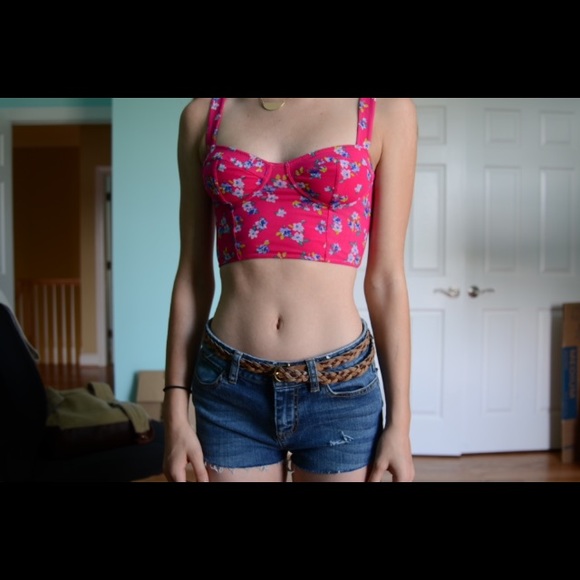 Floral Bustier Bralette