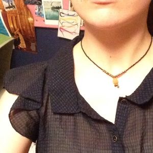 David Aubrey beaded choker