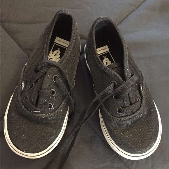 Van's glitter toddler shoes 7m