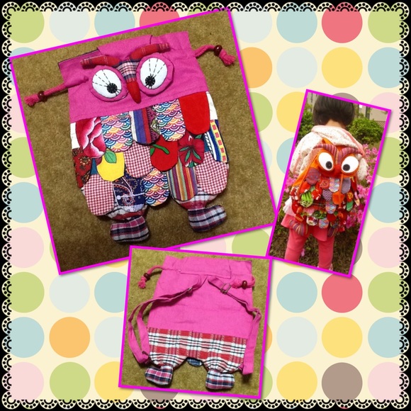 Handbags - Preschool kids colorful Owl backpack