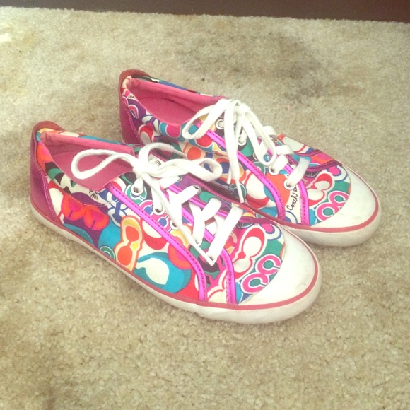 Multi-Colored Coach sneakers