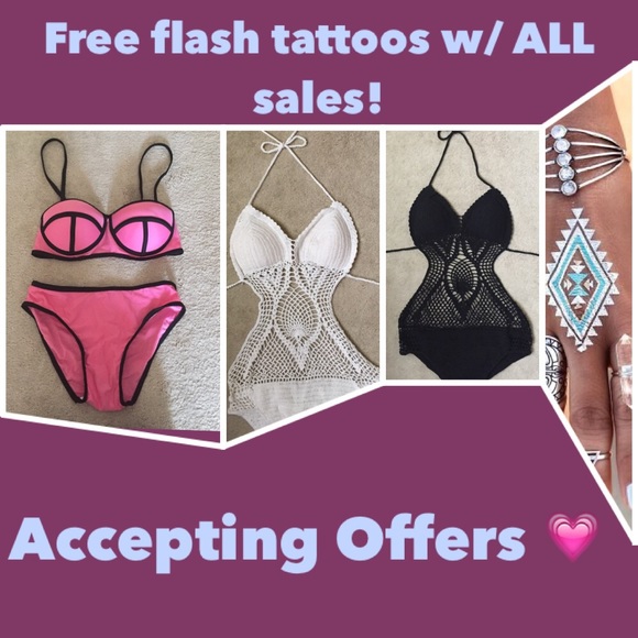 Accepting Offers!!!! Free flash tattoos!!!💖💖