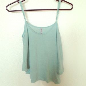 Teal Crop Tank