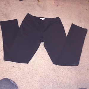 Black dress pants.