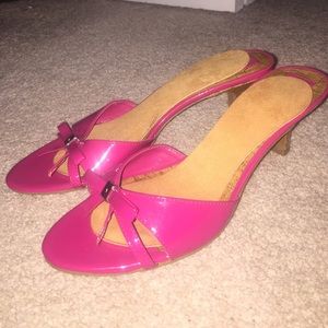 Bright Pink 1" Heels