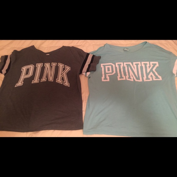 Victoria's Secret PINK set of two tee's! New!