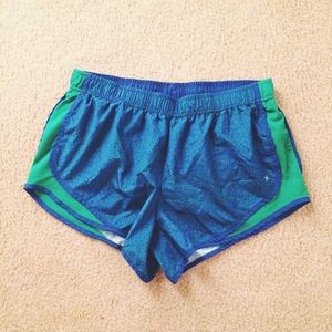 Blue workout shorts