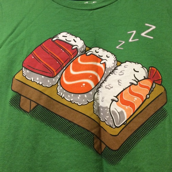 Threadless Sushi T shirt Men's Small - Picture 2 of 3