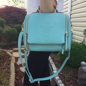 PU leather shoulder/cross body/top handle bag