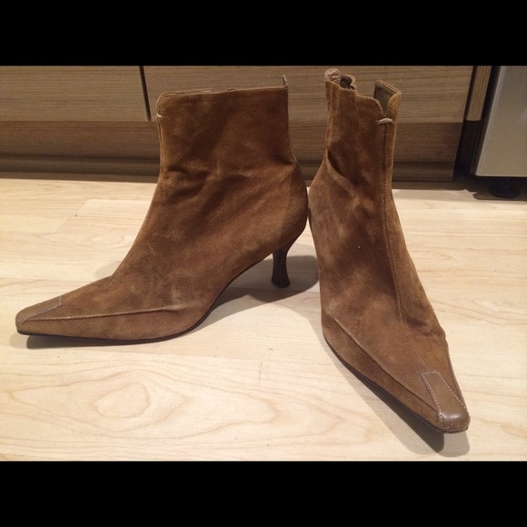 Brown Suede Boots - Picture 1 of 1