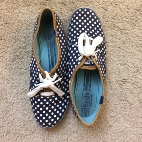 Blue polka dot keds - Picture 2 of 4