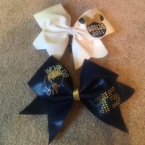Cheer bows for @ailini_xoxo