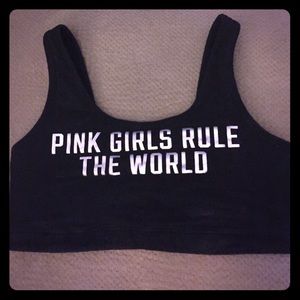 Pink Sports Bra