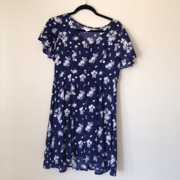 Vtg 90s floral dress