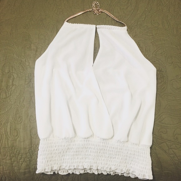 White dress top
