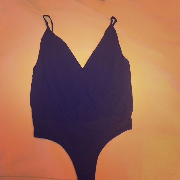 Black Sheer Top|Leotard