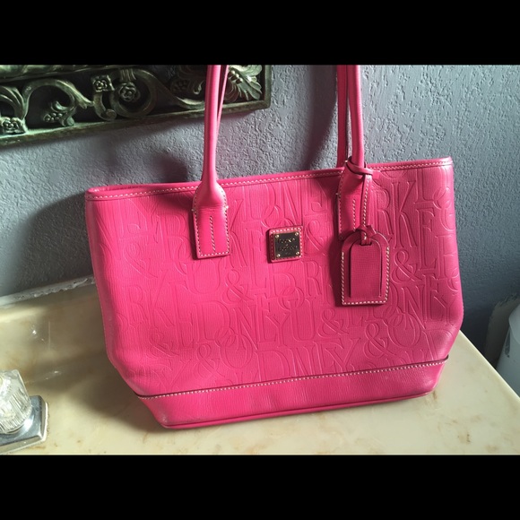 Dooney and Burke hot pink purse