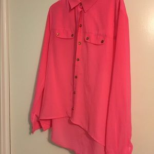 Pink long sleeve shirt