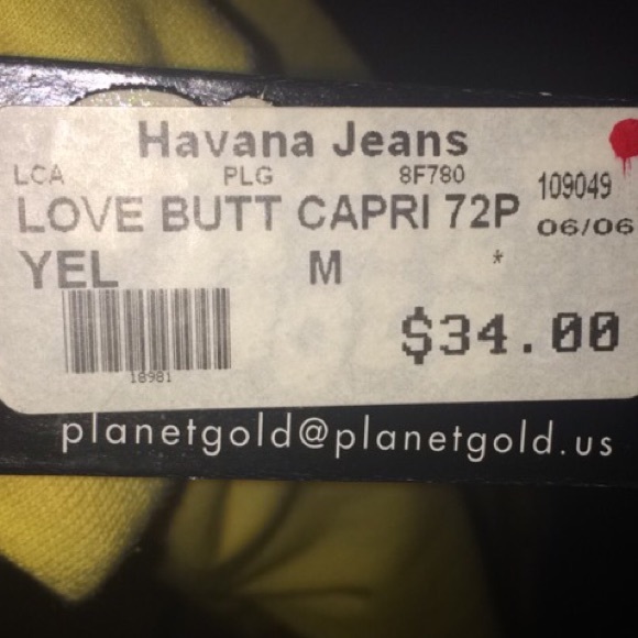 Havana Jeans Capri sweatpants - Picture 2 of 2