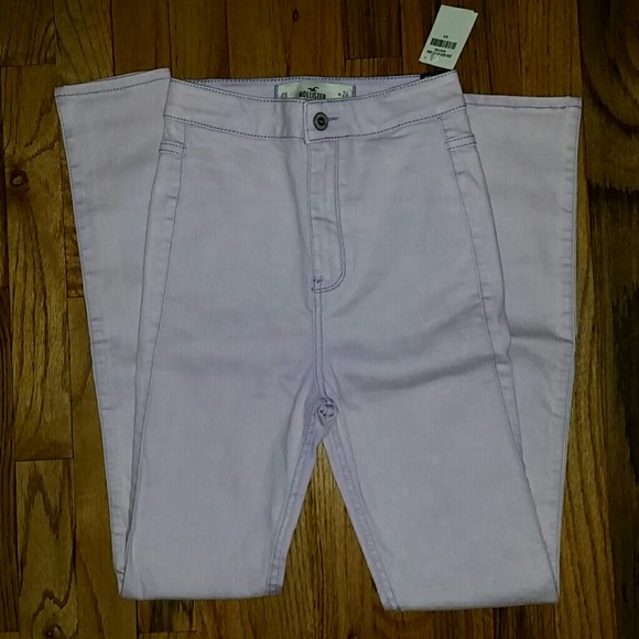 Hollister Purple Natural Waist Leggings 0R - NWT - Picture 2 of 4