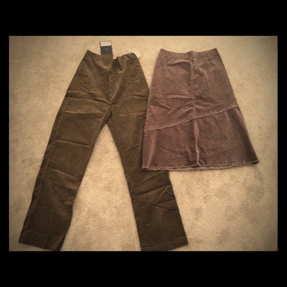 Maternity Corduroy Olian pants and Ripe skirt!