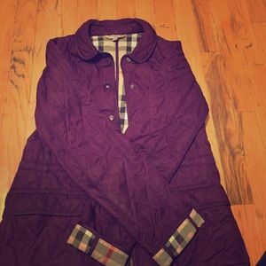 Purple Burberry jacket