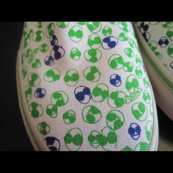 👽marc Jacobs unisex vans green alien sneakers👽 - Picture 4 of 4