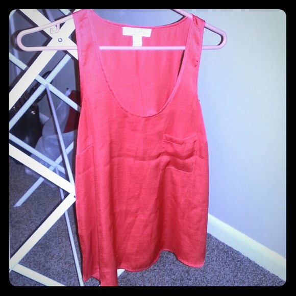 Forever 21 red pocket tank top