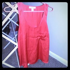 Forever 21 red pocket tank top