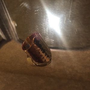 Gold plated ring