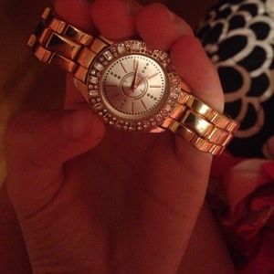 Women's rose gold watch