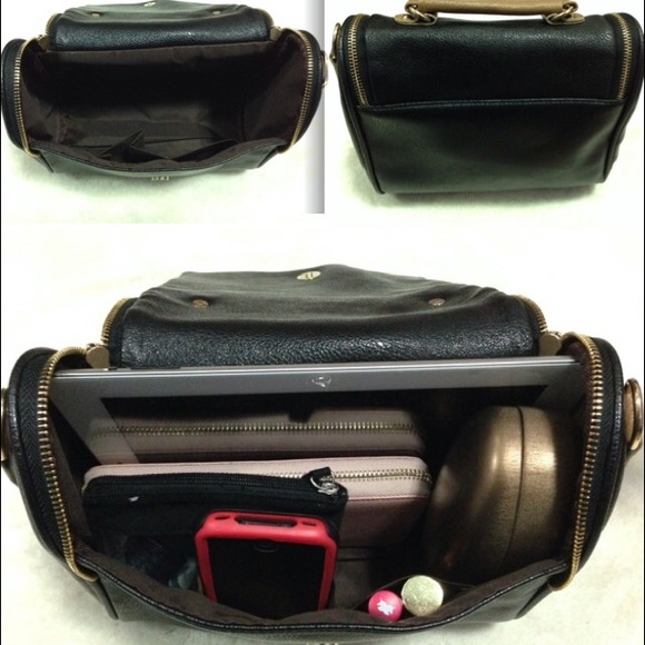 PU leather shoulder/cross body/top handle bag - Picture 4 of 4