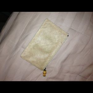 J. Crew Straw Clutch