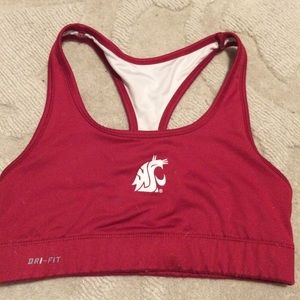 WSU Nike sports bra