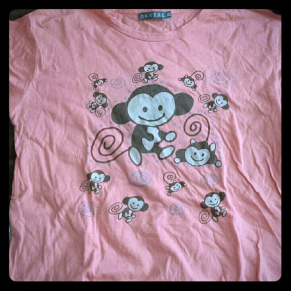 SOLD NWOT monkey Tshirt - Picture 1 of 1