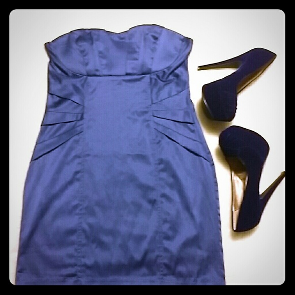 Very sexy royal blue sweetheart  bodycon dress! - Picture 1 of 2