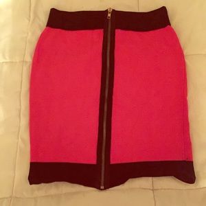 COLOR BLOCK SKIRT