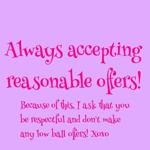 Xoxo 💗 make me an offer!!!