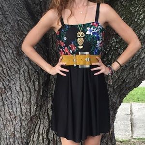 SOLD: Vintage Hawaiian Style Floral Print Sundress