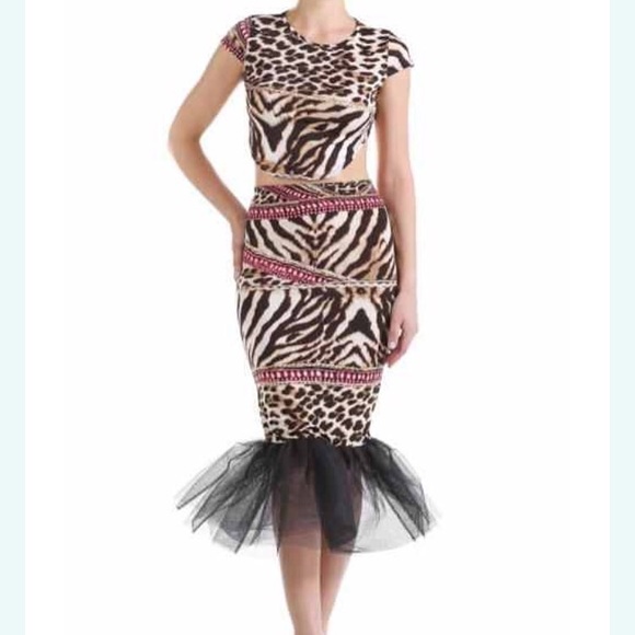❤️Animal print two piece❤️