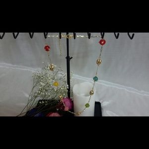 handmade fashion long chain necklace.