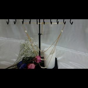 handmade fashion long chain necklace.